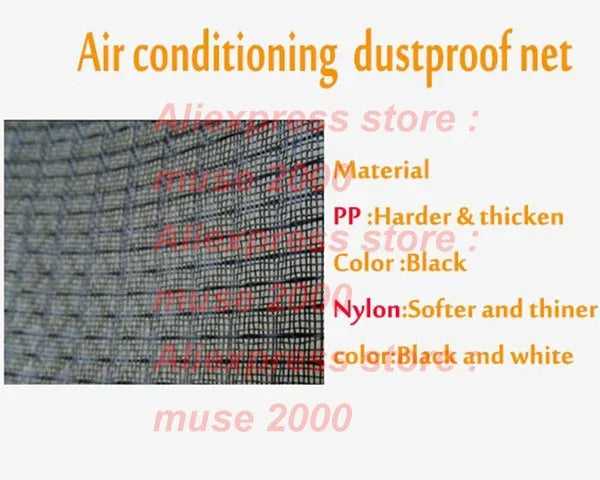 Series# air conditioner dustproof net air conditioning filter net,dust filtering vent-pipe computer case host air vent,PP nylon - Image 3