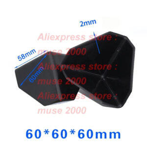 60mm wood furniture corner cover protect 3 sides protecting Black furniture table board palte transport anti scratch