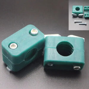 Sliding rail light duty Hydraulic pipe clamp 6-50mm ship machine oil tube PP plastic clamp liquid gas laboratory tube DIN3015