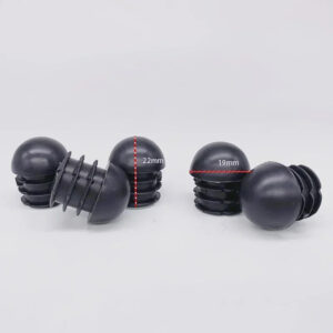 19 mm Outer dia plastic ball plug tube ends Furniture tube plug pad hole inserting feet cap cover