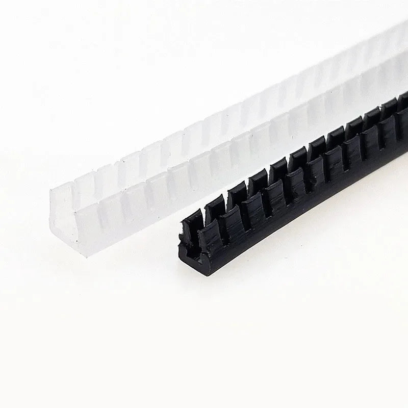 Adjustable wire grommet tooth Gear type wire protecting sleeve,Insulation protection sleeve cable sleeving,10Meter / Bag - Image 2