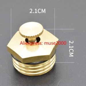 1/2 inch plastic Brass garden Irrigation nozzle water spraying jetting 360 degree round covering angle adjustable fog mist