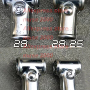 22 25 28 mm tube joint connector 304 stainless steel tube pipe T connector lean pipe outdoor shelf colthes warehouse shelf DIY