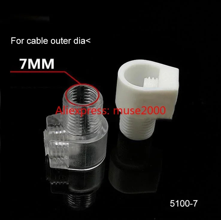 5100-7 plastic Ceiling light cable clamp,M10 thread cable fastener,hollow screw wire buckle holder lock anti pull clip grommet - Image 3