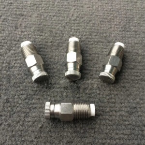 Stainless steel body 1/8 inch male Atomizing mist fog spray nozzle,Textile factory farming wetting cooling nozzle High pressure