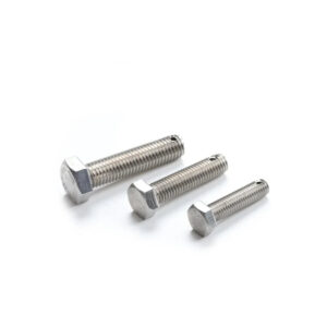 M6 M8 M10 M12 steel pin screw shaft pin screw bolt hole tip bolt split pin hole dia Rear-hole hexagon screw GB31.1 screw