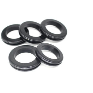 30 35 40 50 60mm drilling hole Euro standard  ECO rubber grommet double  side cabinet dust proof round ring cable protector