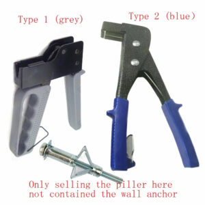 Wall anchor plier tighten tool M4 M5 M6 M8 Steel plasterboard Heavy duty gypsum hollow brick ceiling expansiongun pull rivet