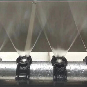 Wastewater Filtering machine 1.5 inch clamp tube flat fan shape jetting spray nozzle car washing plastic nozzle corrosion proof