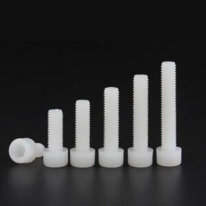 M4M5M6M8 Nylon screw Bolts Round head inner Hexagon knurled White Plastic screw Metric Insulation LED light TOY DIY