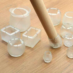 Chair feet pads anti slip soft thicken pad Clear Transparent protector furniture table desk chair wood floor scratch proof