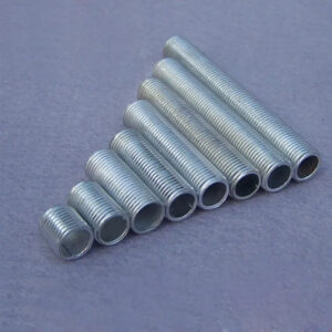 M14*1.0 Thread hollow screw pole Length 10-100mm outer threaded tube LED ceilling lights M14 bolt nut connector parts floor lamp