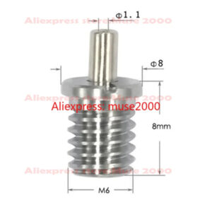 Ceilling light rope clip Wire gripper M6 M10 M12 male thread pitch 1.0mm  for rope dia 0.5- 1mm steel hanging fastener locker