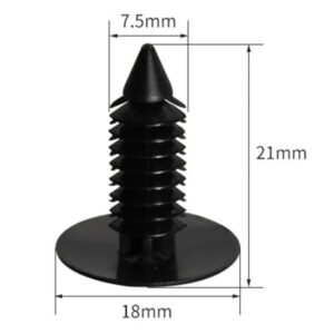 PL21 Car rivets Christmas tree shaped barbed rivets tooth  plastic clips fixed buckle push-in rivets snap fastener press-stud