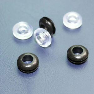 5 6 8mm Transparent grommet machine wire grommet,double side,clear,LED lighting toy DIY coil protector metal outlet case plate