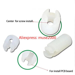 2000 pcs Nylon spacer SS PCB Rivet supporter spacer rivet screw install fasten plate spacing Nylon clinch standoff insulation