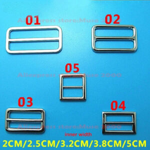 Weaving tape buckle steel metal  belt anchor step adjusting clip fastener Shoulder straps buckle bag clothing accessories