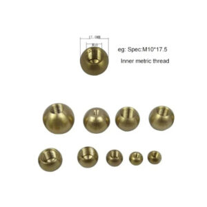M3 m4 m5 m6 m10 m12 brass ball nut ball dia 6 10 12 17.5 20mm light cap nut cover thread tube end decoration fastener
