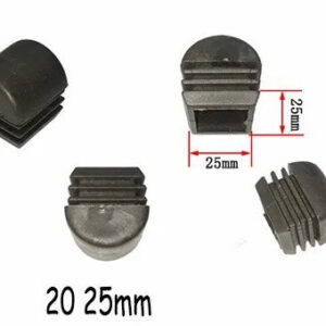 25x25mm square tube insert end Folding chair leg pads  blanking blank  tube pipe shelf folding sunshade feet pad cap ending