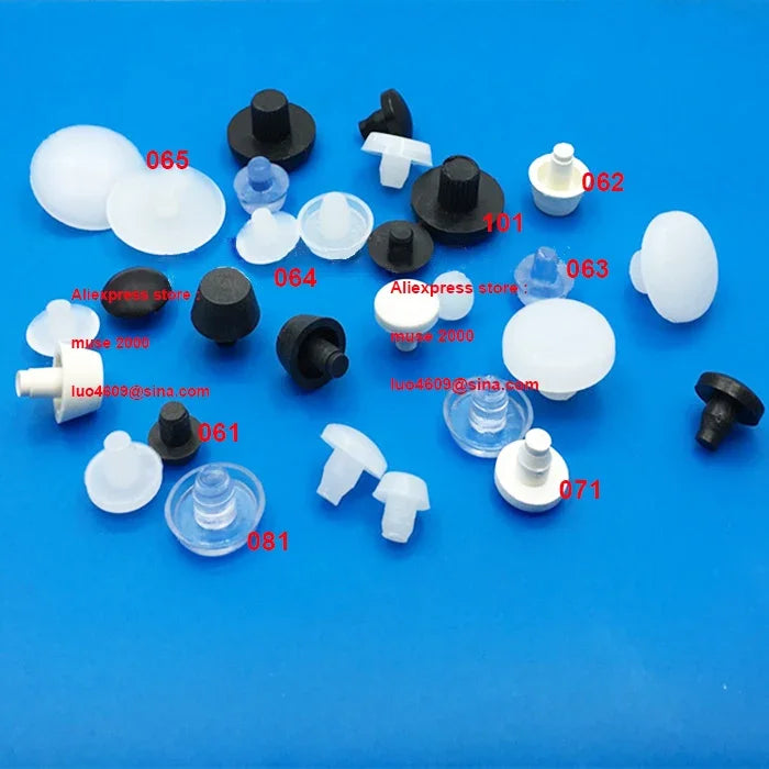 For round dia 6 mm hole plug semi clear plastic hole inserting pad arched bottom cover cap sofa chair desk feet damper cabinet - Image 4