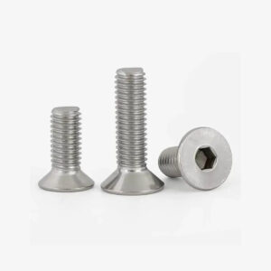 304 Steel CCW M3-M6 bolt countercunk inner hex head Left-Hand Reverse pitch Screw counter clock fastener nut