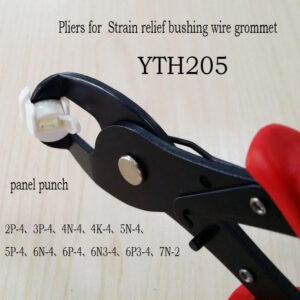 Plier for Strain relief bushing wire grommet YTH 205 wire cable tool panel punch Chain pliers power cable fasten