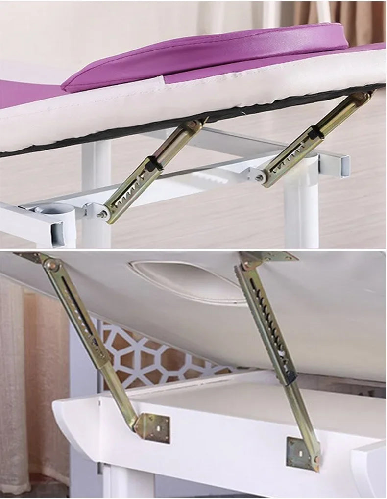 Lift supporting Adjustable hinge Strut bar 5 gear step have corner bracket massage bed height adjuster drawing desk table - Image 5