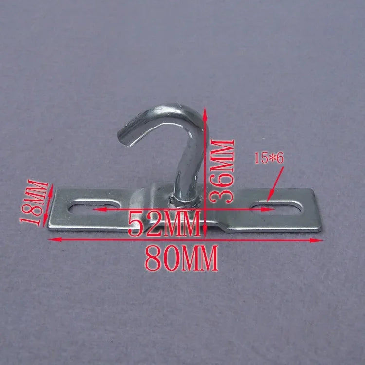Ceiling light hooker hanger hanging plate Length 75 80 95 mm screw fasten wall anchor plate washer - Image 3