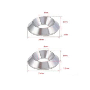 M3 m4 m5 m6 m8 304 countersunk screw washer socket head cap head step washser feet pad machine feet foot Concave convex cone