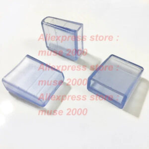 10x30mm tube ends outer cover clear pvc plastic oblong tube transparent tube insert end dust proof cap blank pipe