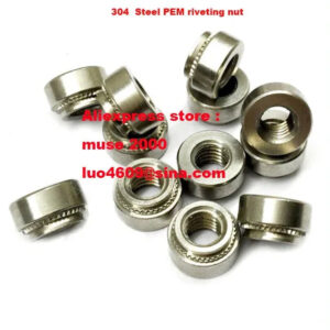 304 stainless steel CLS M2 M2.5 m3 m4 m5 m6 PEM Self-Clinching pressured Nuts Pressure riveting nut thin board plate fastener