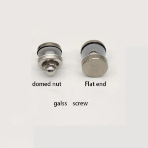 304 steel stair glass fastener screw nut clip bracket standarding pole column connector guardrail screw fastener