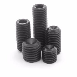 M2 *2 3 4 5 6 8 10 Set Grub Screws Inner Hex Socket 12.9 carbon steel Harden RECESSED end tip Set bolt Stainless Steel din916