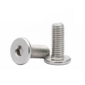 304 Stainless Steel Large Head Hex Drive Screw - M2/M2.5/M3/M4 with Thin Flat Head Design, Perfect for Computer Host, Laptop, To