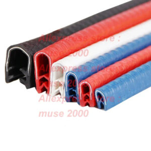 RED BLUE steel boned thin plate sides protector SEAL STRIP U SHAPE 6x8 10x7 13x8 15x8 17x10mm thickness 0.5-6mm plate clip edge