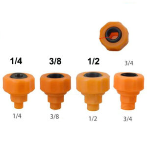 1/4 3/8 1/2 3/4 inch male thread plastic nozzle base converter equel 155 joint spray water jetting flat fan car washing clean