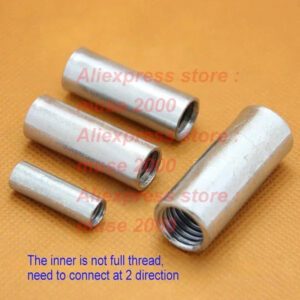 M6 M8 M10 M12 hollow screw inner thread connector screw nut bolt nut female thread tube screw lengthen column round nut