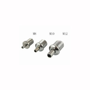 Ceilling light rope clip Wire gripper M12 male thread pitch 1.0mm  for rope dia 3mm steel hanging fastener locker