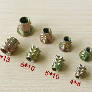 M4 M5 M6 M8 Furniture pre-embedded nut Thorn nut wood inserted handle knob pull screw nut,cabinet cupboard closet door