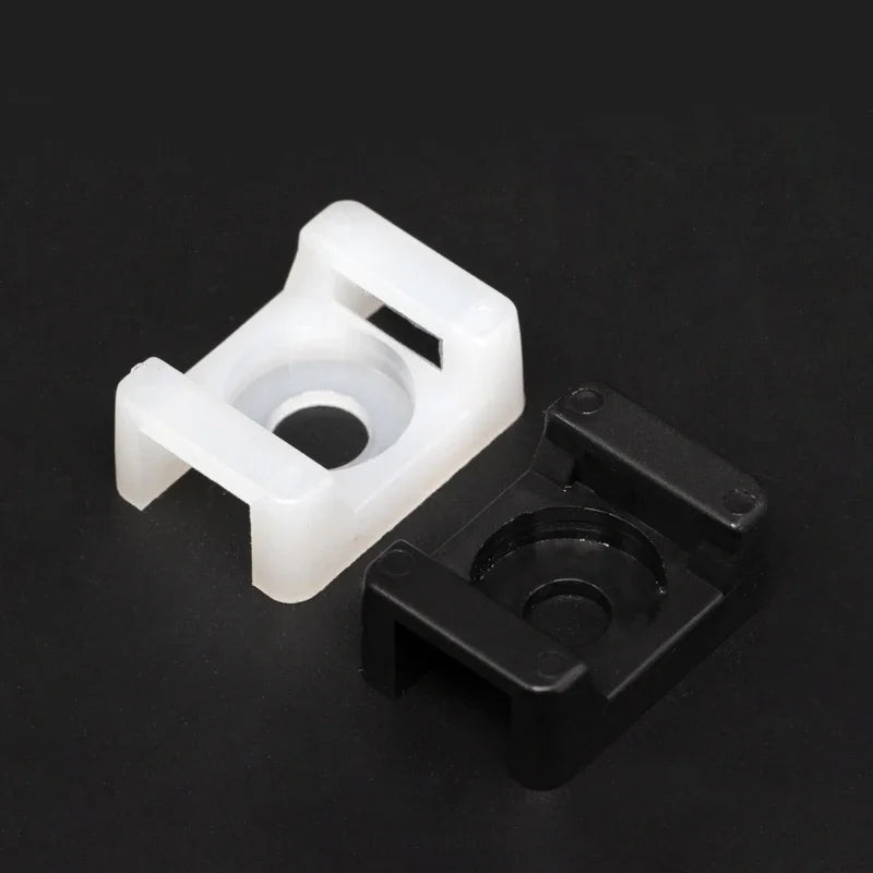 HC CCM Cable tie fix seat #Screw fix seat saddle base nylon wire clip basement cable tie fix seat,WIRE Zip mount screw fastening - Image 6