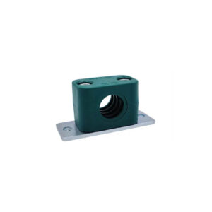 Hydraulic Pipe Clamp OD 6-57mm, No Cover Plate, High-Pressure Liquid & Gas Damping, Shock Absorption, DIN 3015, Screw-Install Ed