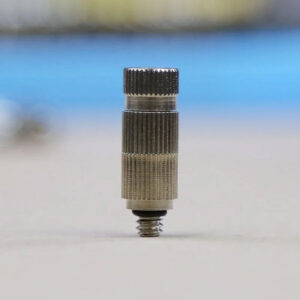 No.4 Atomizing spray nozzle,Textile factory farming wetting cooling nozzle filtering net 3/16 inch thread High pressure mist fo