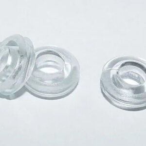 5mm Transparent grommet machine wire grommet,double side,clear,LED lighting toy DIY coil protector metal outlet case plate