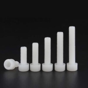 M6 M8 white Nylon bolt screw inner hex cup knurled head Model DIY plane ship insulation LED Lights electronic PCB fasten