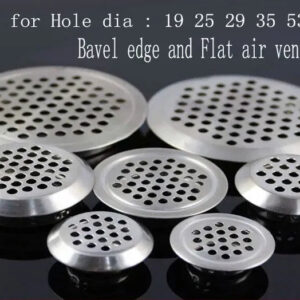 19 mm Cabinet Air Vent Steel Flat Carpet Steamers,ventilation perforation round louver Cupboard more 3/4",1",1.2",1.4",2"