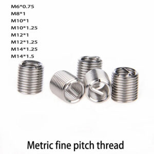 M6 m8 m10 Metric Fine pitch pitch Thread Repair Wire Thread Insert 304 Stainless Steel Wire Braces Bushing Screws Sleeve