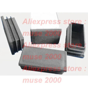 30*40 50 60 70 80mm Tube plug,Rectangle oblong feet pad,Furniture feet chair bed table plug cap cover blank hole