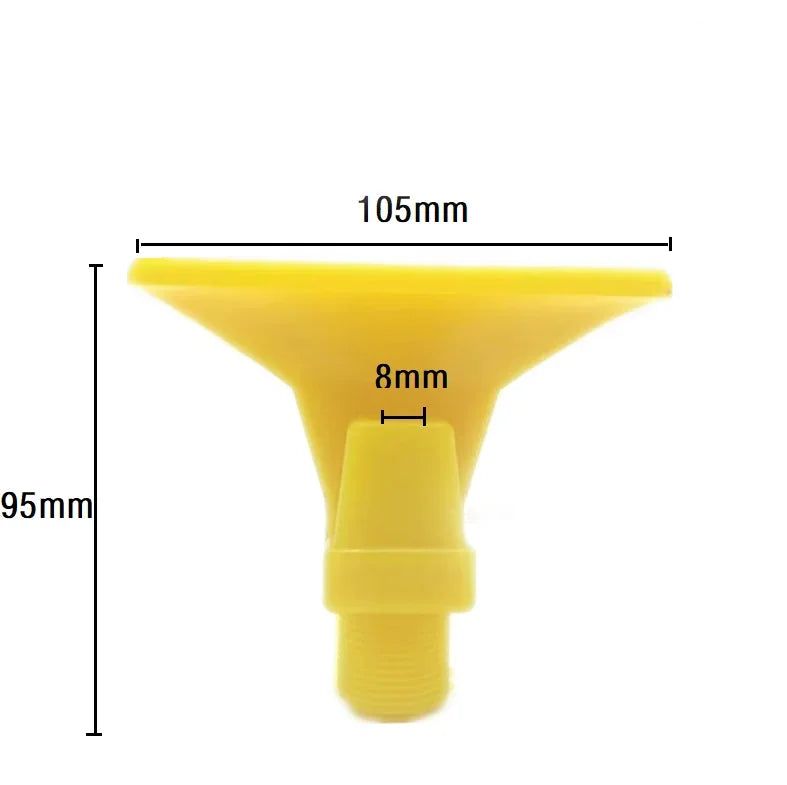 1/2 3/4 inch BSPT large angle Jetting fan plastic spray nozzle,car auto Metal cleaning washing spray humidifying - Image 3
