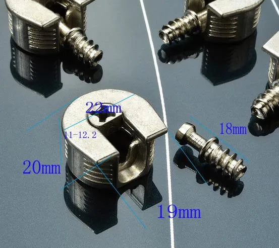 Cabinet wood cupboard plate layer connector Pre embedded shelf layer joint board supporter drilling hole 20 shelving cotter - Image 2