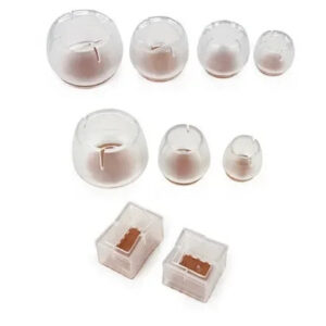 Chair feet pad round square Clear table foot cover PVC soft cap,protector cover furniture table desk wood floor scratch proof